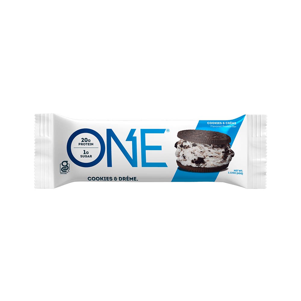 ONE BARS Cookies & Créme Flavored Protein Bars, 2.12 oz, 12 count box - Out of Package