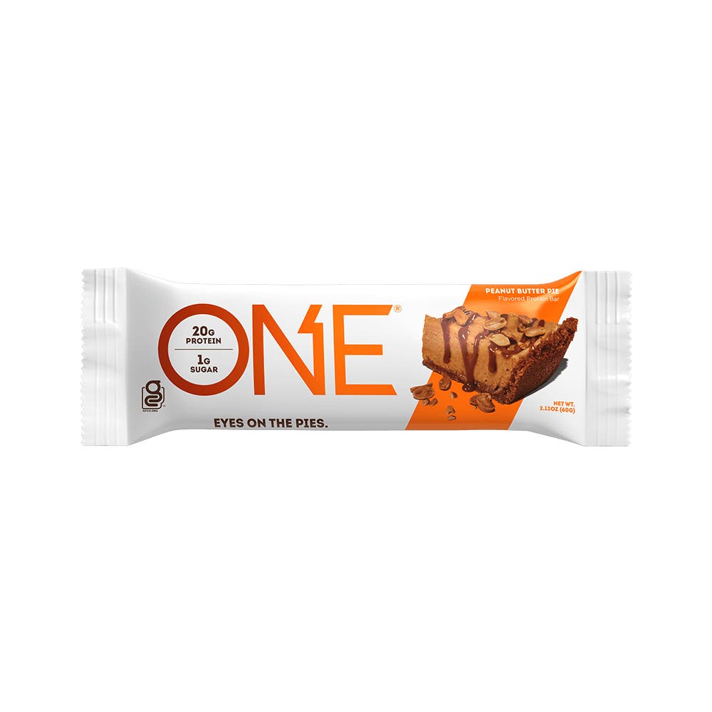ONE BARS Peanut Butter Pie Flavored Protein Bars, 2.12 oz, 12 count box - Out of Package